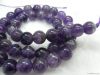 natural amethyst round beads/semi-precious stones beads