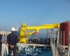 Ship Vessel Hydraulic telescopic crane for marine