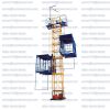 SS100/100 Small Material Building Hoist 1tons Single Car Manufacturer Price