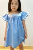 Orange Marshmallow Blouse - Korean Kids Clothing