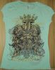 lady's cotton printing t-shirt