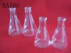 Borosilicate glass conical flask with high purity