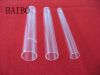 Clear borosilicate glass test tube with high temperature