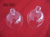 Clear no bubbles borosilicate glass bell jar