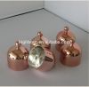 Gold coated borosilicate glass bell jar made in China