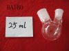 Lab two mouth borosilicate glass flask 