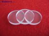 diameter 16mm x thickness 0.6mm transparent quartz glass panel