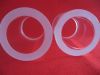 flat grinded custom size transparent fused silica glass sleeve