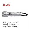 LED Aluminium Camping Flashlight (HJ110)