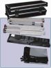 Fast folding projector screen with front and rear projection