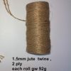 3ply 2mm  natural jute garden twine 