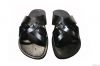 Black Capri Leather Sandals