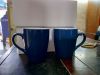  Wholesale 11oz ceramic blue brown color mug round shape