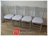 Silver Wooden Stacking Chiavari Chair