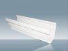 PVC rain gutter