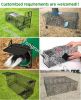Collapsible live animal trap