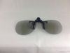 For near-sighted person use polarized clip on 3D glasses