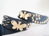 mens womens elastic braided leather belt for fashion