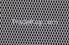 warp knitted 100%polyester mesh net hexagon lining tricot fabric for sportswear
