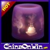 LED Electronic Light Ghost Projection Candle