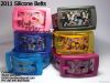 colorful Silicone Belt, Rubber Belt, Plastic Belt