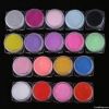 18 Color Acrylic Powder 3D Nail Art Manicure Nail Tips, Free Shipping