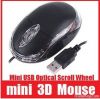 Mini USB Optical Scroll Wheel 3D Mice Mouse For PC Laptop