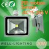 20W led flood light motion sensor,black or grey led light bulb with sensor,85V-265V pir led flood light IP65