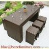 Garden Rattan Furniture Wicker Bar Set (BZ-B003)