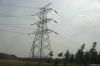 electric power transmission line steel tower