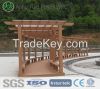 wpc wood plastic composite gazebo for ourdoor or garden furniture