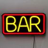 Customized LED Neon Bar PIZZA Open Sign For Shop, Bar, Store, Home Decoration 40*20cm