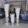 Luxury resin floor vases