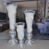 Luxury resin floor vases