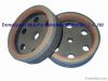 Three-band resin wheel