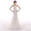 100% Pure Hem Lace Tube Top Wedding Dress Super Large Tail