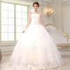 large tail wedding dress tube top wedding dress