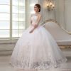 large tail wedding dress tube top wedding dress