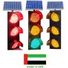 solar traffic signal three color