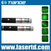 200mw 532nm green laser pointer with 5 changeable heads TD-GP-17
