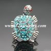 Newest Hot Rhinestone Rings Fashion Animal Jewelry, 50 Pcs/Lot