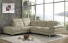 Luxury leather sectional sofa set