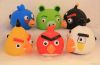 Angry birds prominent eyes hollow plastic doll toy of six