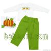 Pumpkin boy pants set