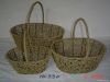 flower basketry/paper basketry crafts/rattan storage basketry