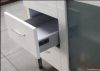 White MDF bathroom cabinet