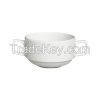 Soup plate, ceramic soup plate, white deep plate,