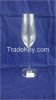 Bar and hotel red drinking glass crystal goblet  stemware