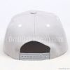 Flat brim snapback hat