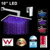 Luxury Bathroom Solid Brass Shower Head 3 Colors WELS Approved